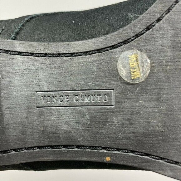 Vince Camuto Vestas Ankle Boots Black Leather 9.5 - Picture 8 of 10